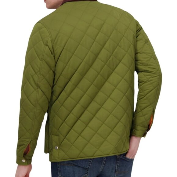 Robert Graham Quilted Utility Jacket Green Men's Size Medium New with tag - Picture 3 of 5